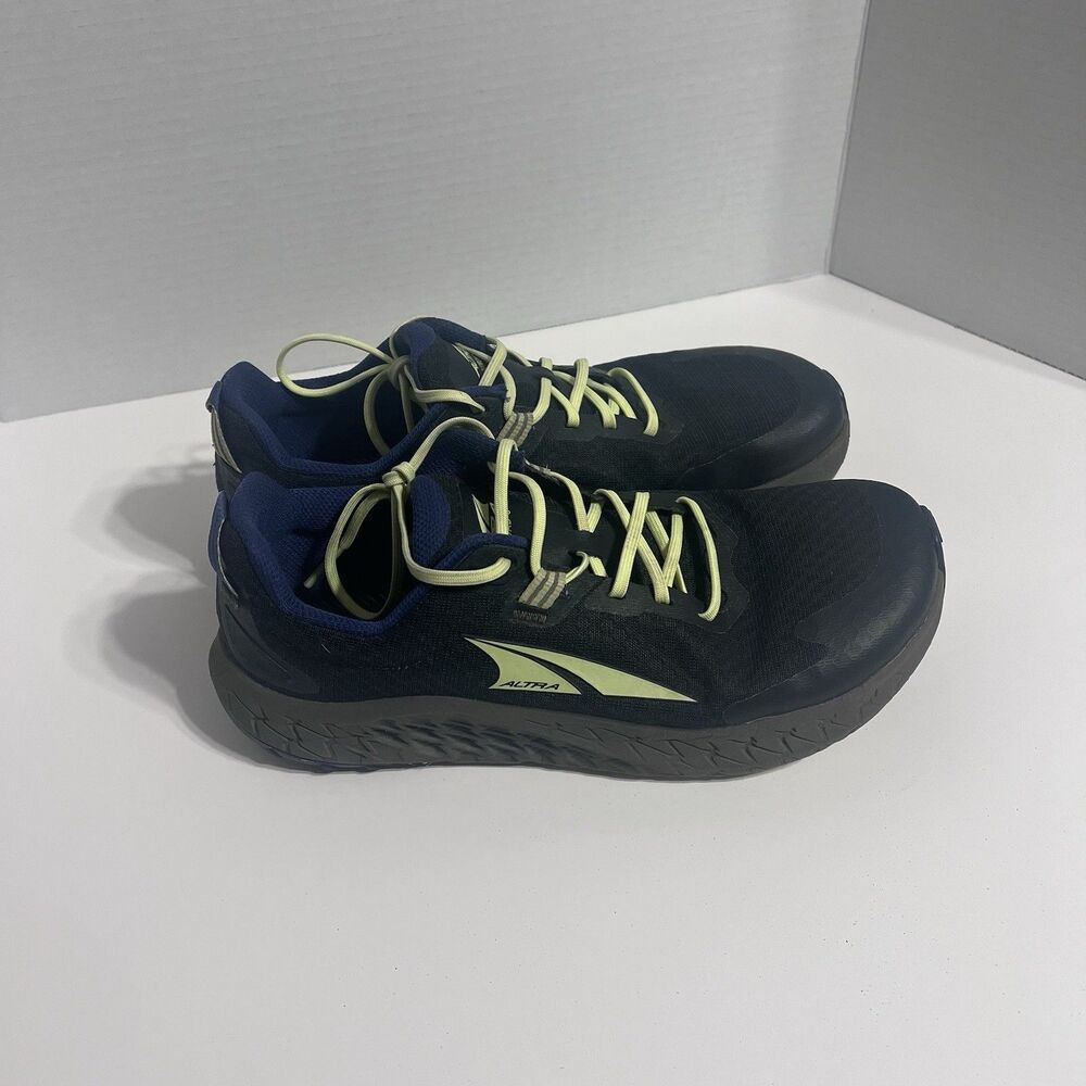 Altra Lone Peak Outroad 3 Trail Black/Volt Running Shoes Mens  Sz 9.5 No Insoles